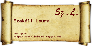 Szakáll Laura névjegykártya